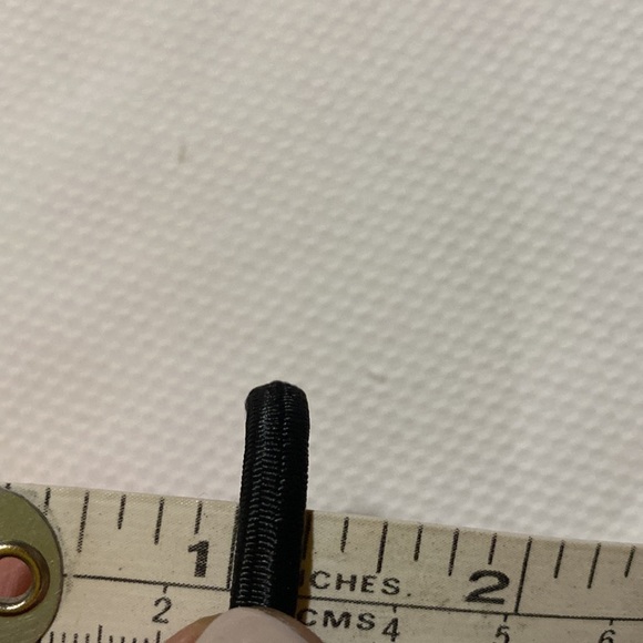 Black Elastic Hair ties Lot of 140 1/4” wide - Picture 5 of 5